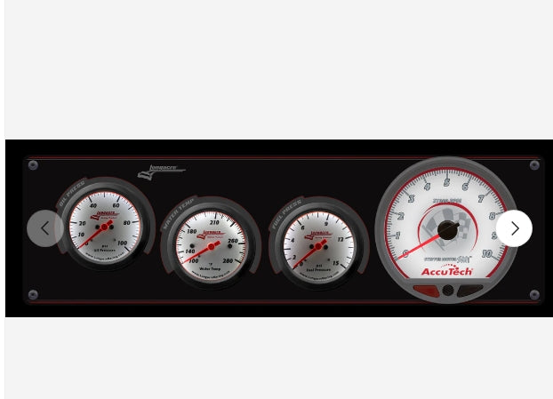 Sportsman™ Elite 3 Gauge Panel W/Tach Oil Pressure, Water Temperature, Fuel Pressure